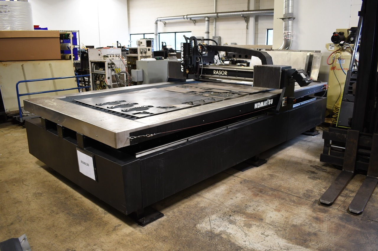 5' x 10' Komatsu Rasor KCR1251 Plasma, 1999 - Factory Rebuilt in 2025