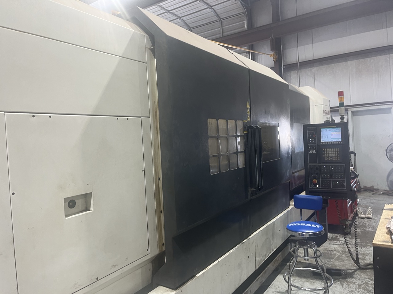 Chevalier FBL-530C CNC Slant‑Bed Lathe, 2012 - Steady Rest, Tailstock, 12.5" Bore
