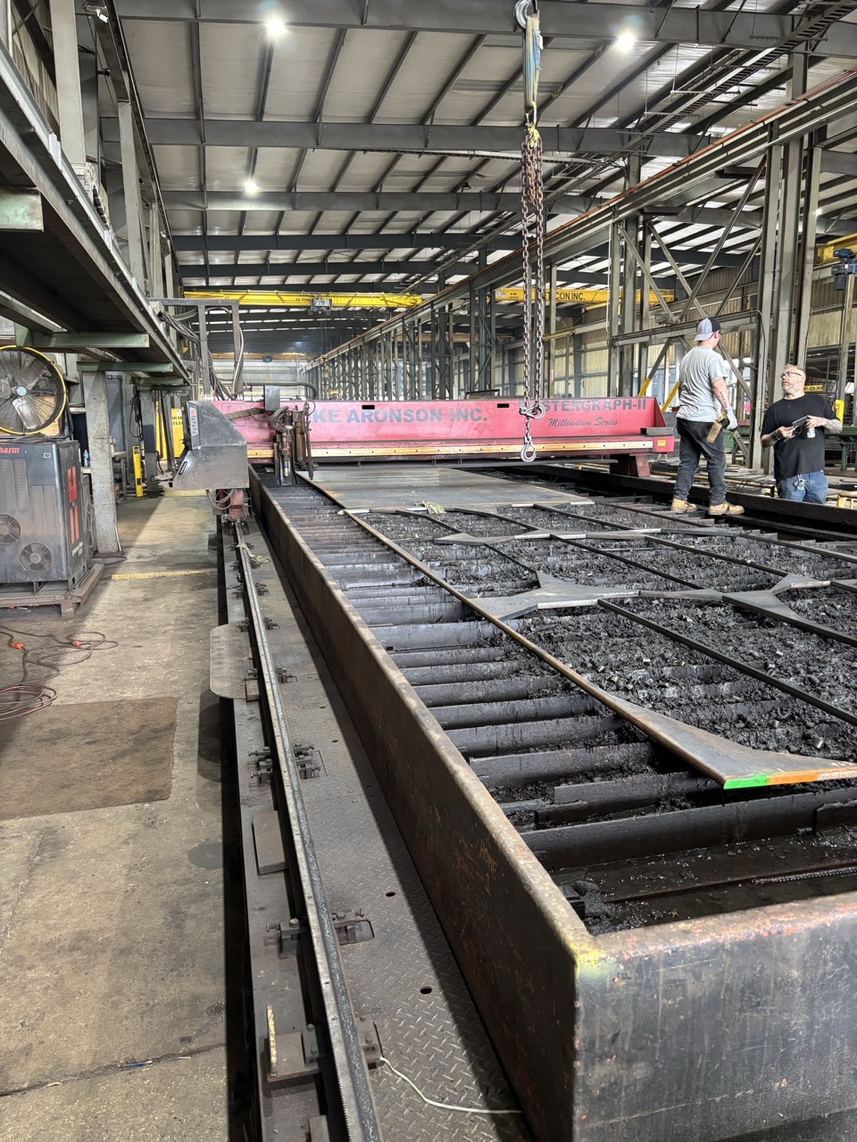 14' x 45' Koike Aronson Mastergraph-II CNC Plasma, 2009 - Hypertherm HPR400