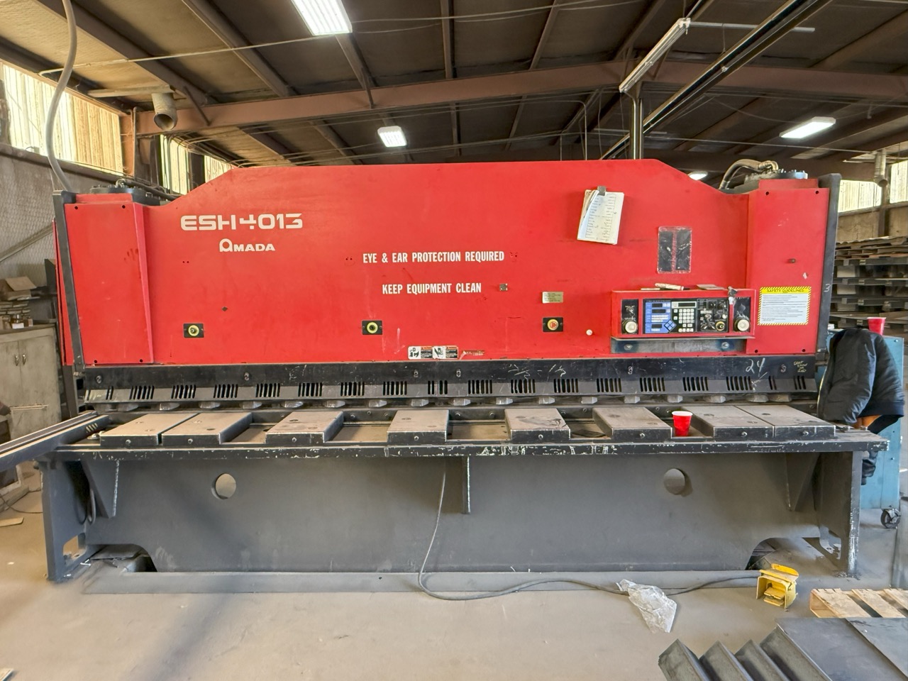 1/2" x 13' Amada ESH40-13 Hydraulic Shear, 2002