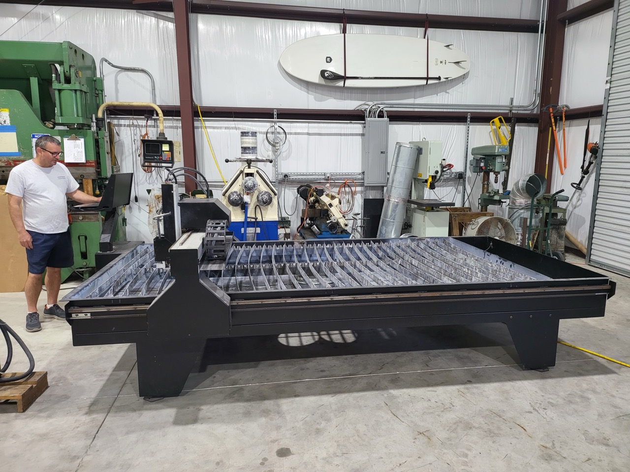 5' x 10' EZ Cut 8000-HT-PM105 Plasma Cutter, 2017 - Hypertherm Powermax 105, 105 Amps - Image 10