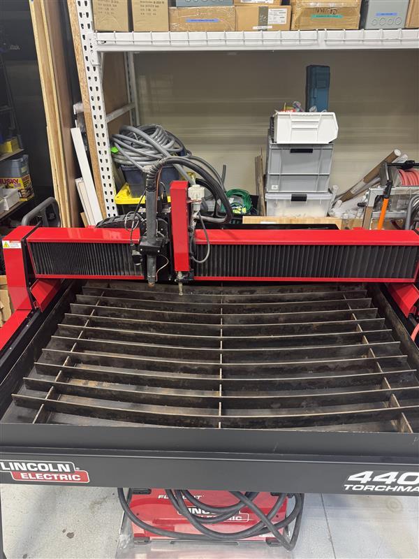 4' x 4' Lincoln Torchmate 4400 CNC Plasma Cutting Table, 2019 – Flexcut 80, 80 Amps, Water Table - Image 2