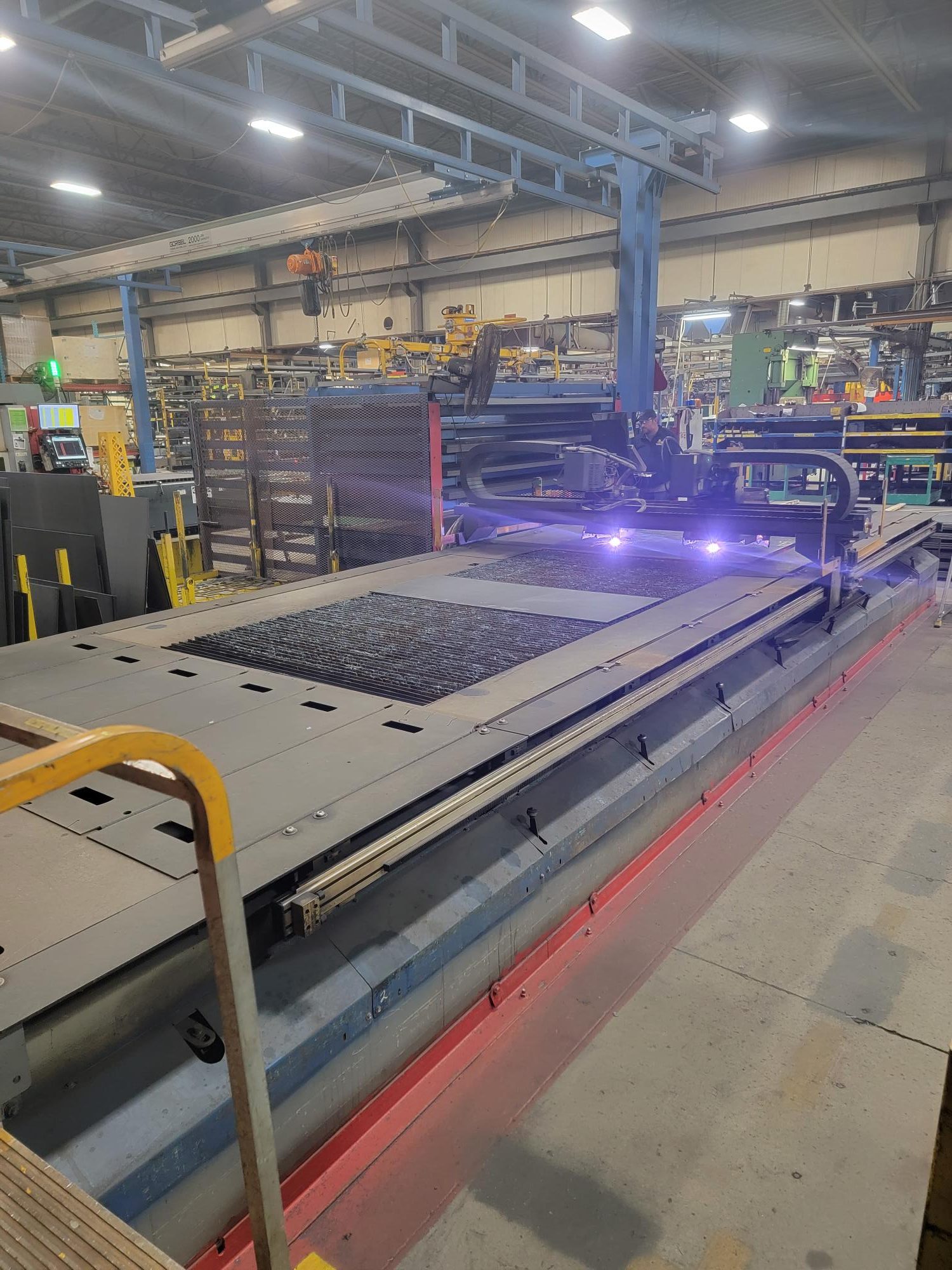 5' x 20' Messer MMplus Plasma, 2008 - Hypertherm HPR260 (x2) and Slagger table - Image 2