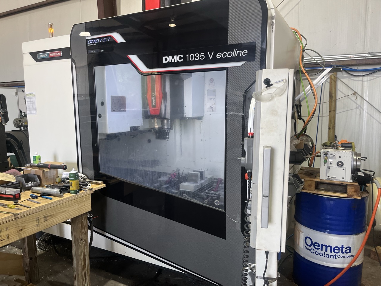 DMG Mori 1035 V Ecoline, VMC, 2013 - 1140 Cut Hours, 4th Axis Wired, Prepped for TSC - Image 2