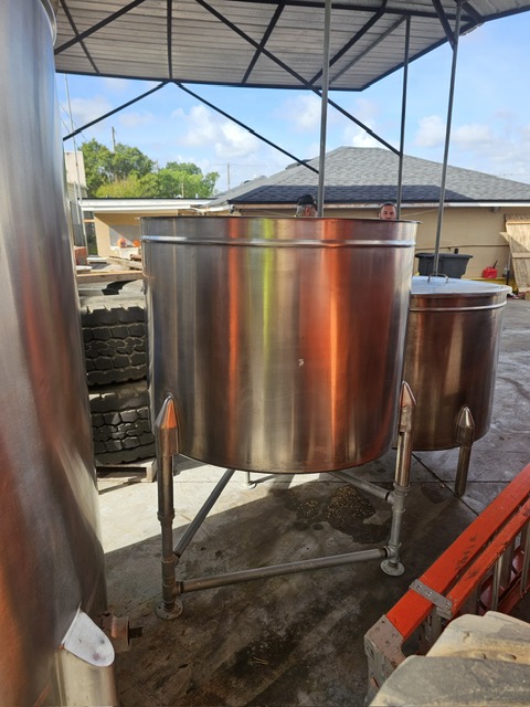 Tanks USA 220 Gallon SS304 Single Shell Stainless Steel Blend Tanks, 2024 - Sanitary Mixing Tanks - Single Wall Process Tanks (2) - Image 2
