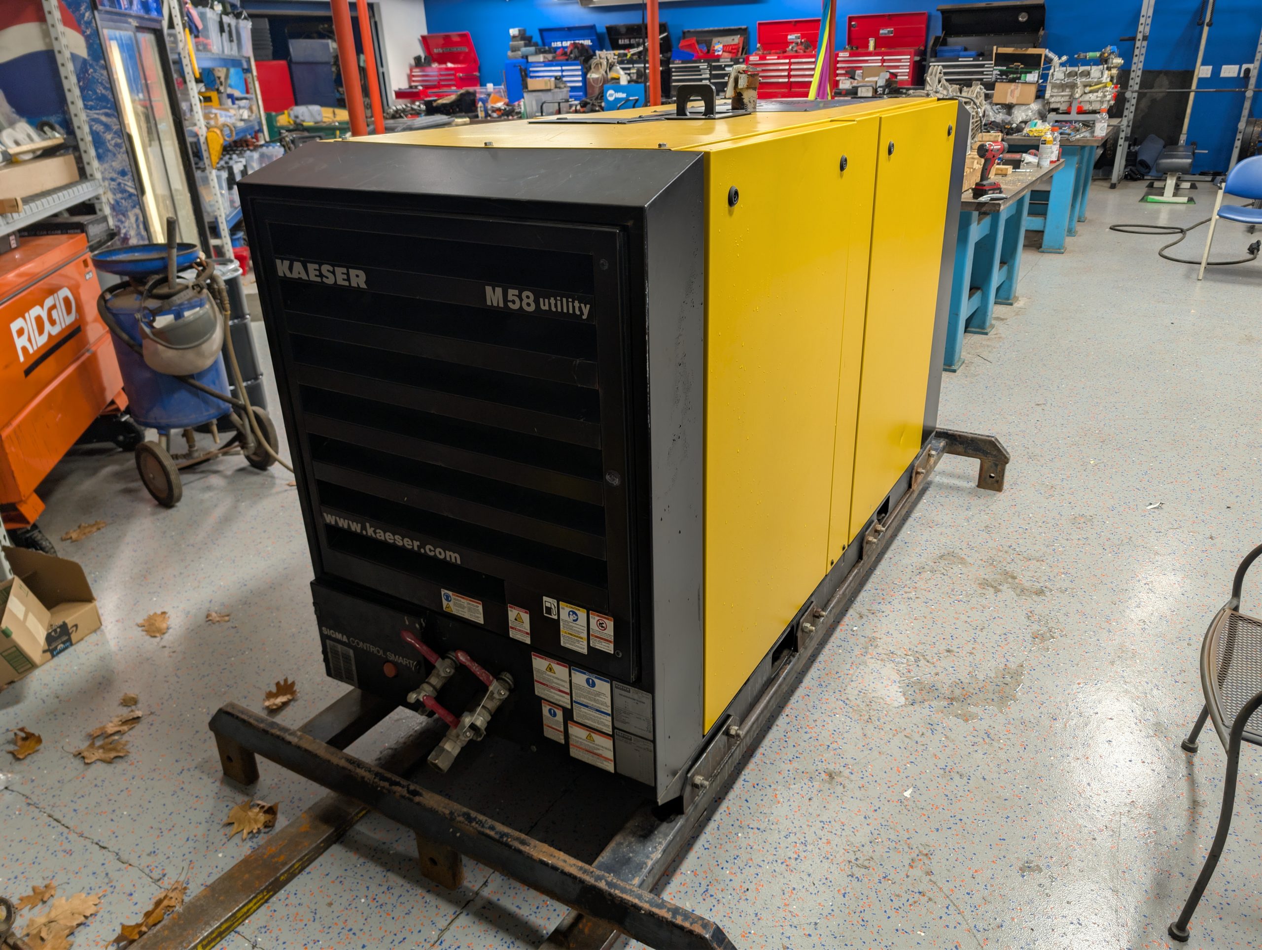 Kaeser M58 Mobile Screw Air Compressor, 2021 - 210 CFM Diesel, 50 HP - Image 3