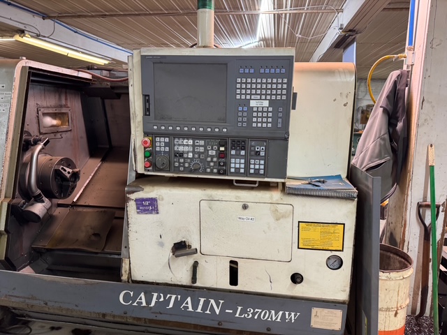 Okuma Captain L370MW CNC Lathe, 2006 - Tail Stock, Live Tooling - Image 3