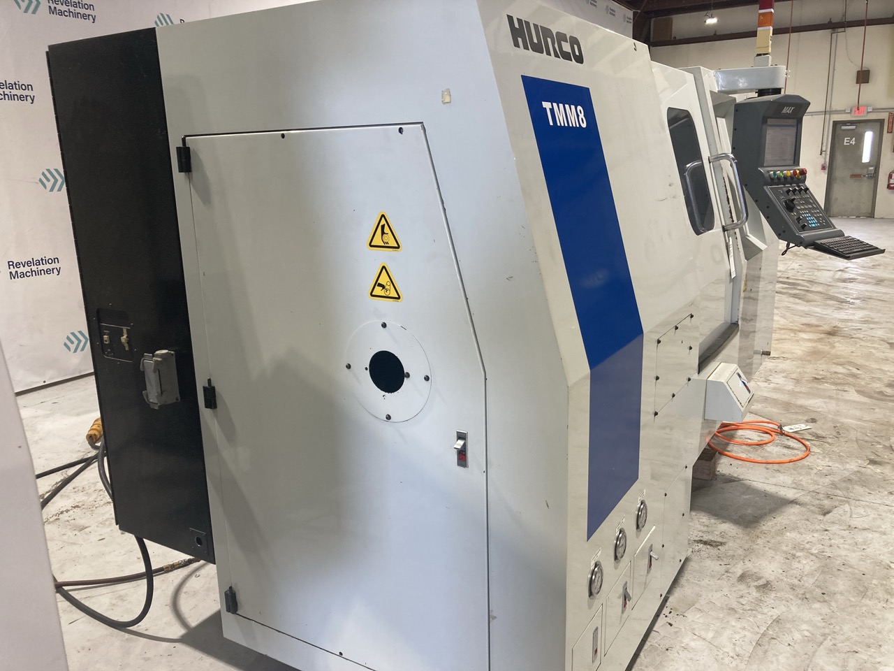 Hurco TMM8 Live Tool CNC Lathe, 2009 - Bar Feed, Tooling Included - Image 4