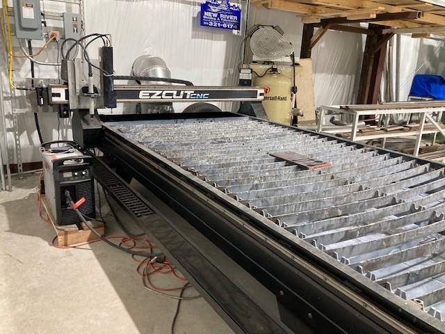 5' x 10' EZ Cut 8000-HT-PM105 Plasma Cutter, 2017 - Hypertherm Powermax 105, 105 Amps - Image 3