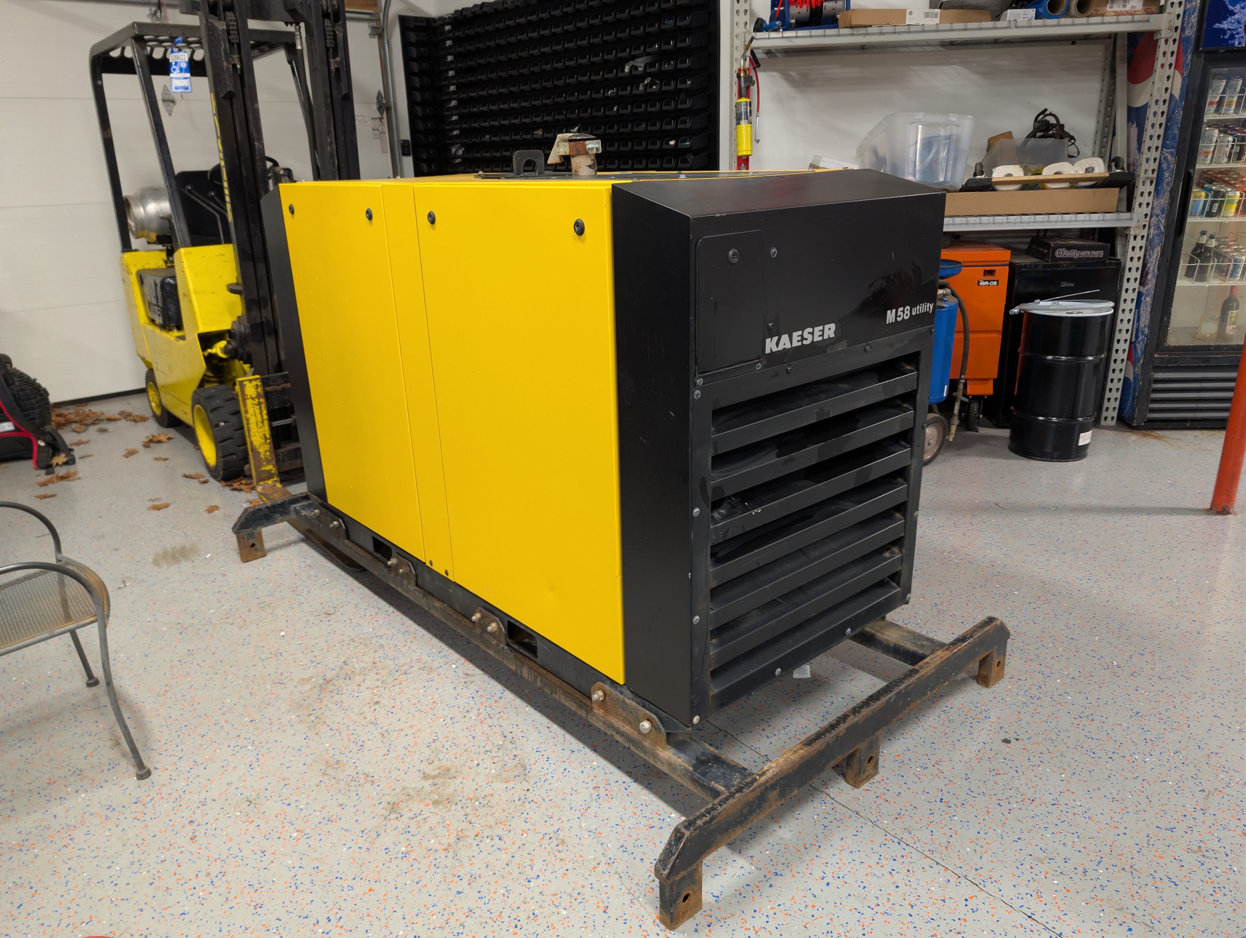 Kaeser M58 Mobile Screw Air Compressor, 2021 - 210 CFM Diesel, 50 HP - Image 4