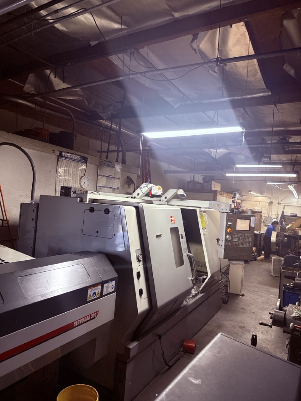 Haas SL-30 CNC Lathe, 2006 - Bar Feeder, Live Tooling - Image 4