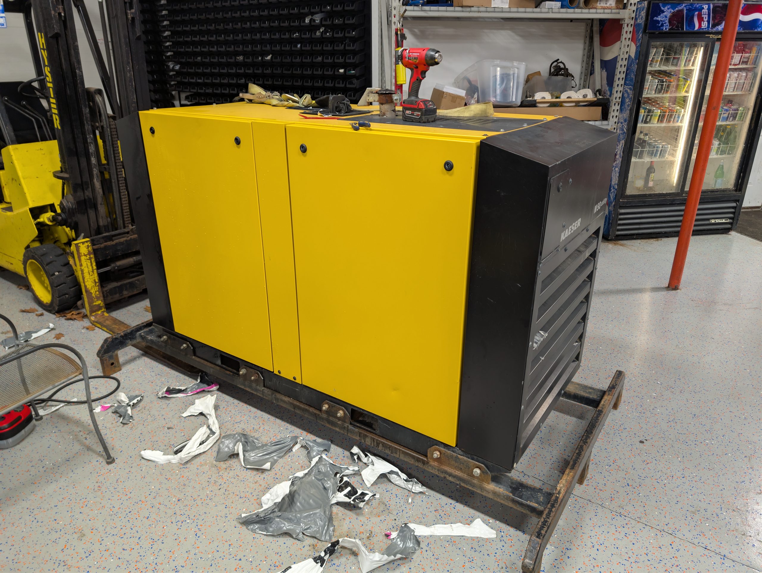 Kaeser M58 Mobile Screw Air Compressor, 2021 - 210 CFM Diesel, 50 HP - Image 5