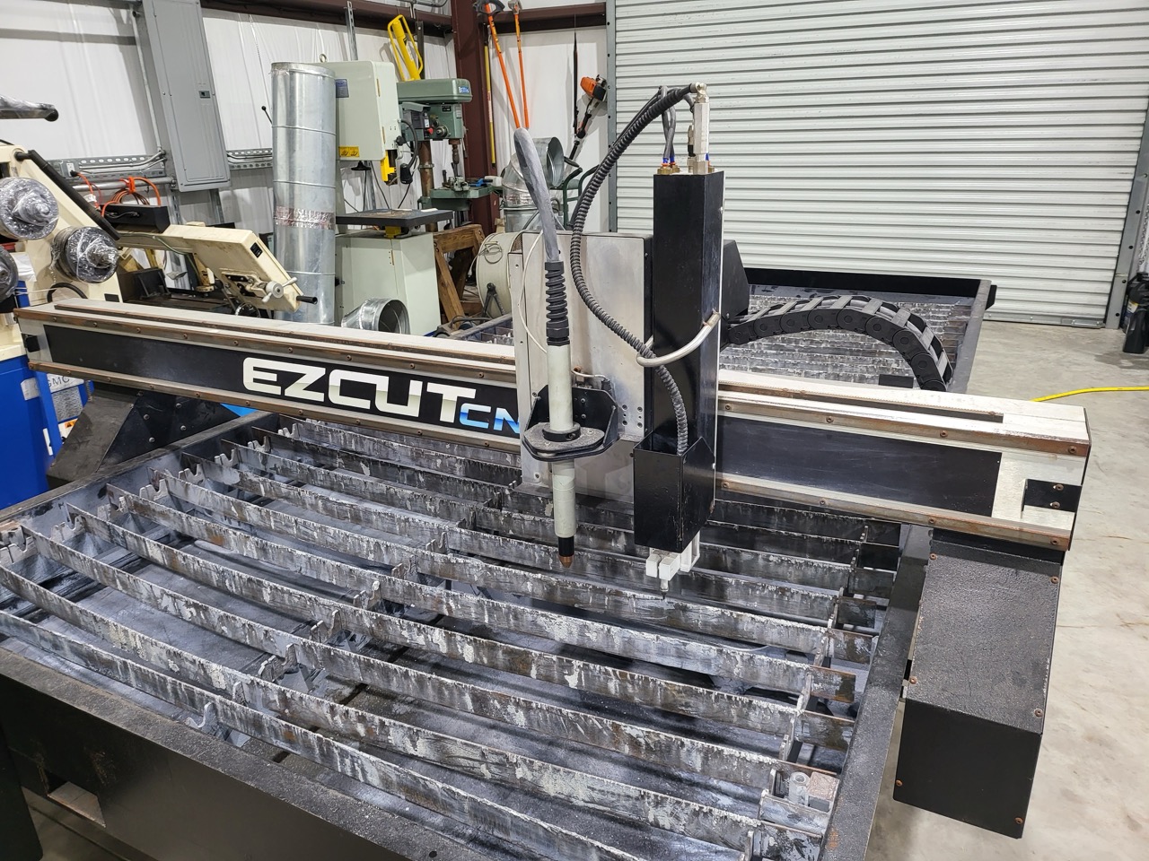 5' x 10' EZ Cut 8000-HT-PM105 Plasma Cutter, 2017 - Hypertherm Powermax 105, 105 Amps - Image 9