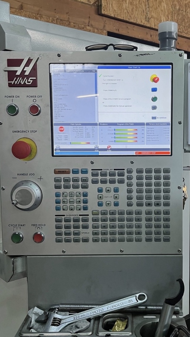 Haas ST-20 CNC Lathe, 2023 - Bar Feeder, Tool Presetter, Parts Catcher, Tailstock - Image 2