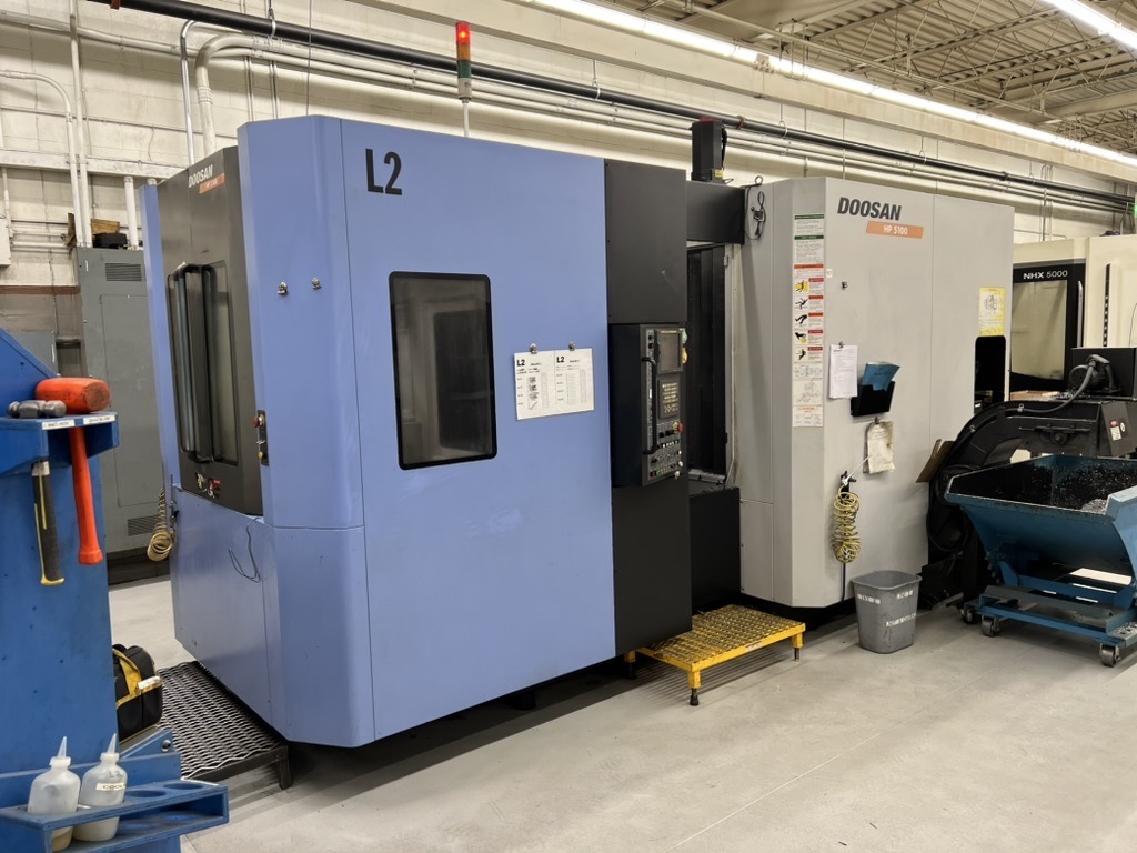 Doosan HP 5100 HMC, 2008 - Probe, TSC, 60 ATC