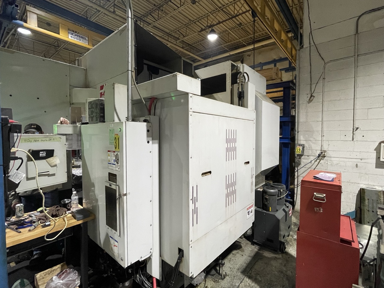 Haas EC-1600YZT HMC, 2014 - Full 4th Axis, 1,000 PSI TSC, WIPS - Image 2