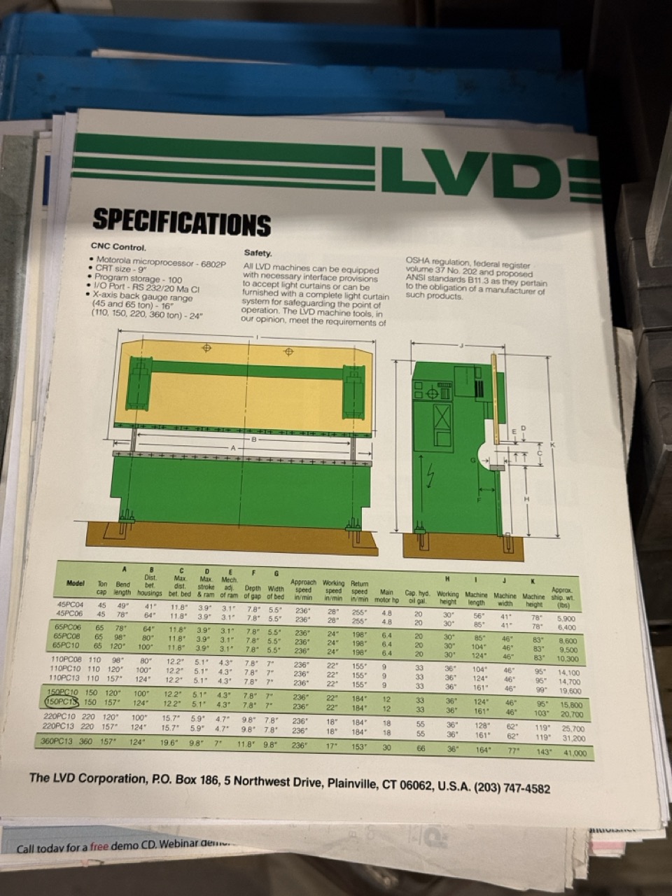 150 Ton x 13’ LVD 150 JS 13, Hydraulic CNC Press Brake - Image 31
