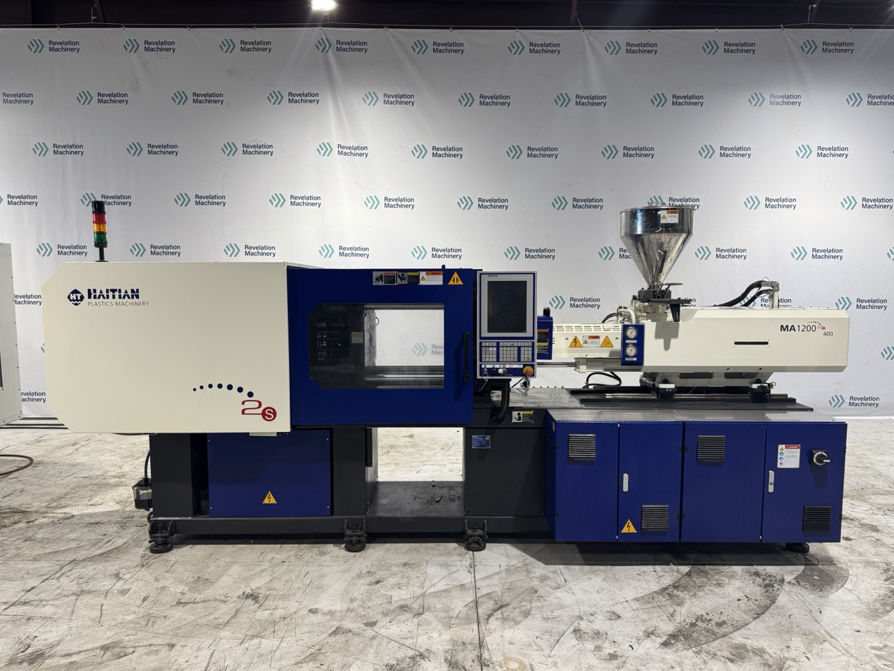 Haitian MA II S 1200/400 Injection Molding Machine, 2020 - 135 Ton Servo Hydraulic Press - Energy Efficient Plastic Molder