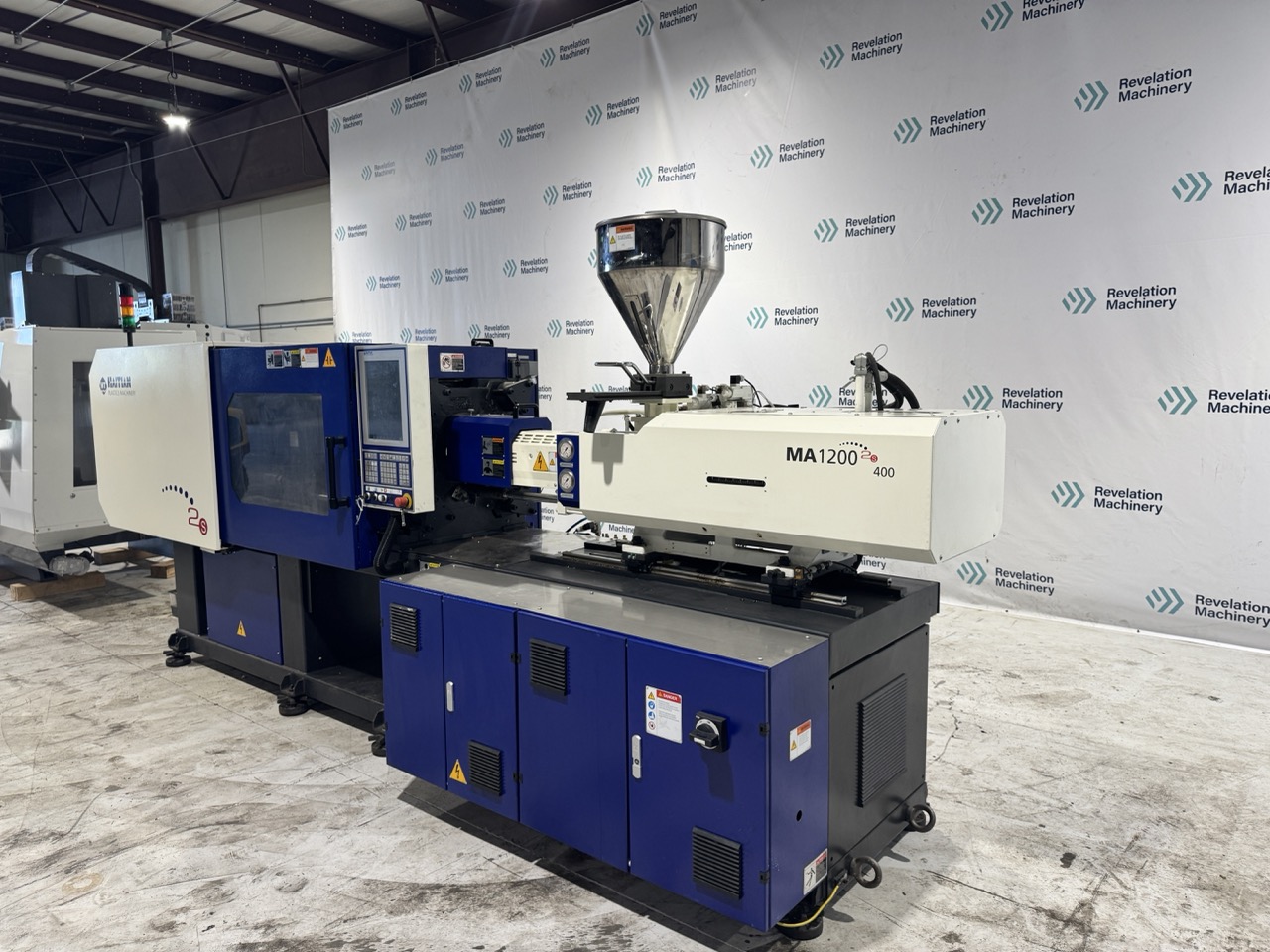 Haitian MA II S 1200/400 Injection Molding Machine, 2020 - 135 Ton Servo Hydraulic Press - Energy Efficient Plastic Molder - Image 3