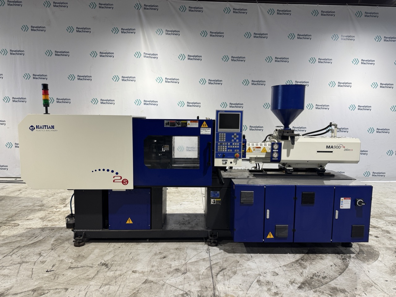 Haitian MA II S 900/280E Injection Molding Machine, 2020 - 90 Ton Servo Hydraulic Molder