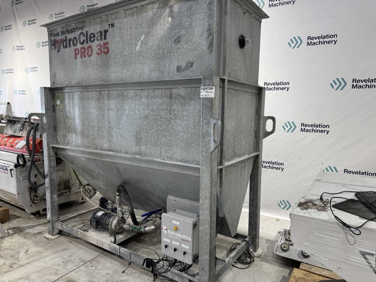 Park Industries HydroClear Pro 35 Water Recycling System, 2023 - Stone Shop Water Clarification System - 35 GPM - PLC Controls - Image 5