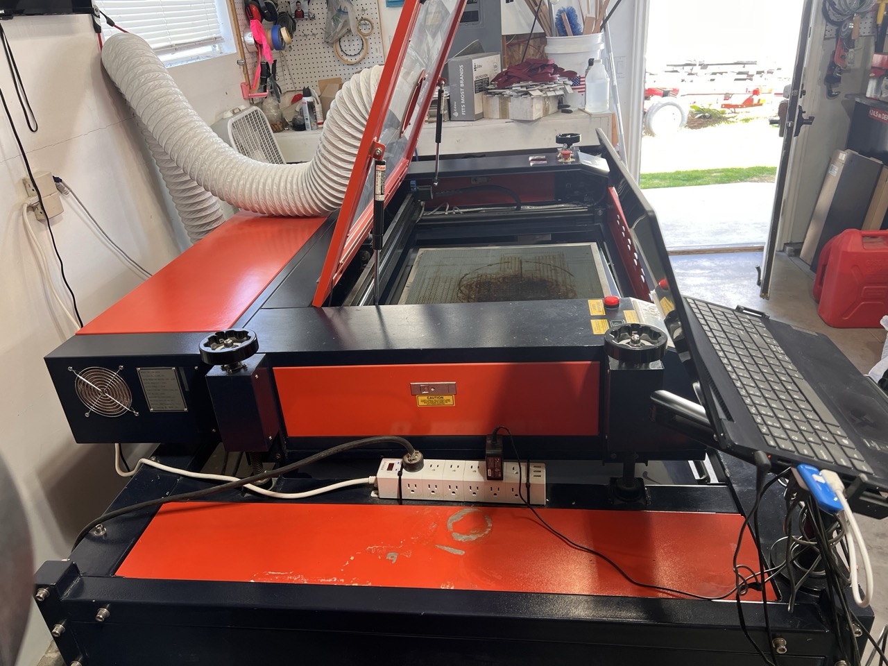 100 Watt AP Lazer SN4024 CO2 Laser, 2017 - Image 2