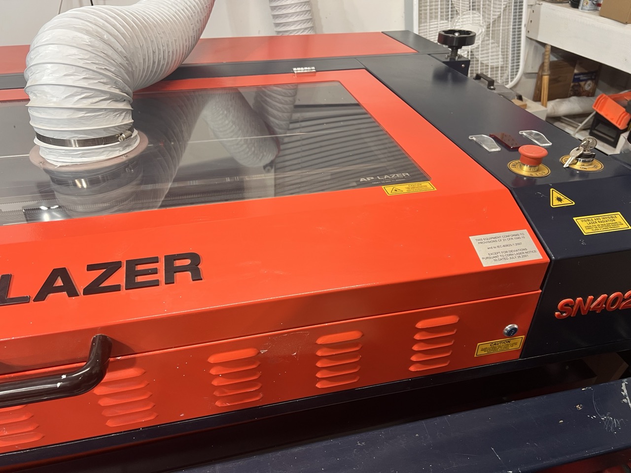 100 Watt AP Lazer SN4024 CO2 Laser, 2017 - Image 7
