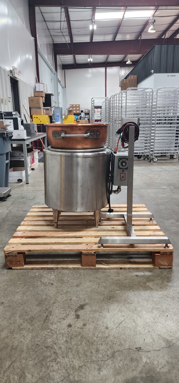 Savage Bros Co. ElectroStove Candy Stove, 2003 - With Copper Kettle - Image 4