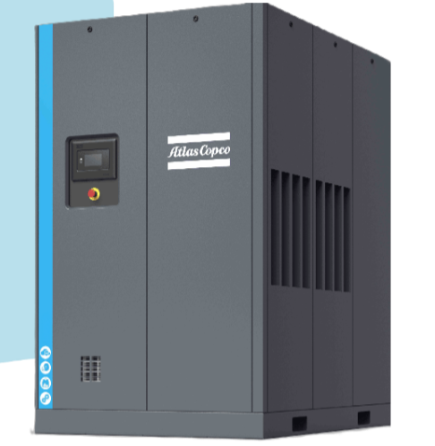 100 HP Atlas Copco GA75 Oil-Injected Rotary Screw Compressor, - 460V, 125 PSI, Unused!