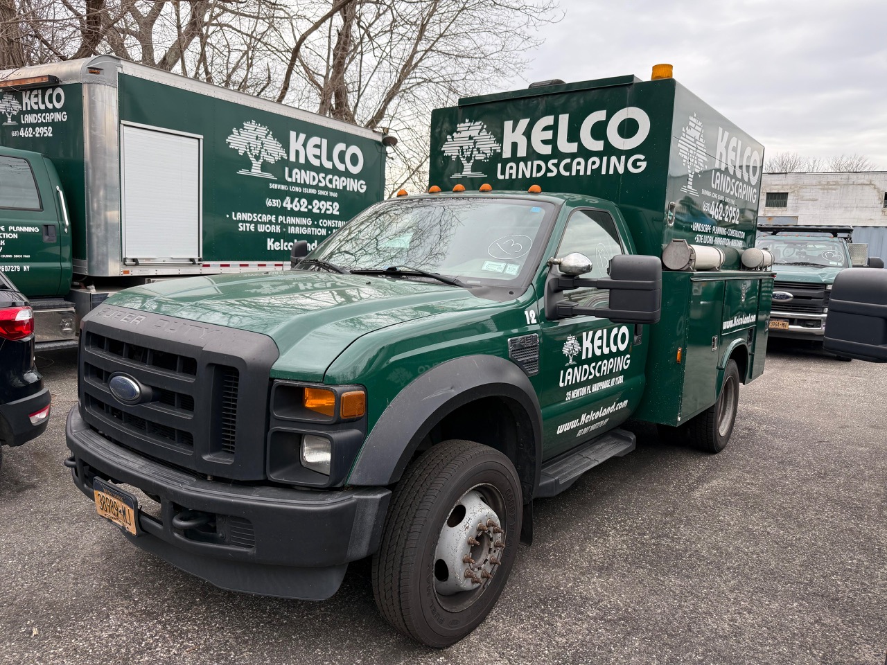 Ford F-450 Flatbed Truck, 2008 - 6.4L Power Stroke Diesel, DRW, Automatic, 12' Bed,