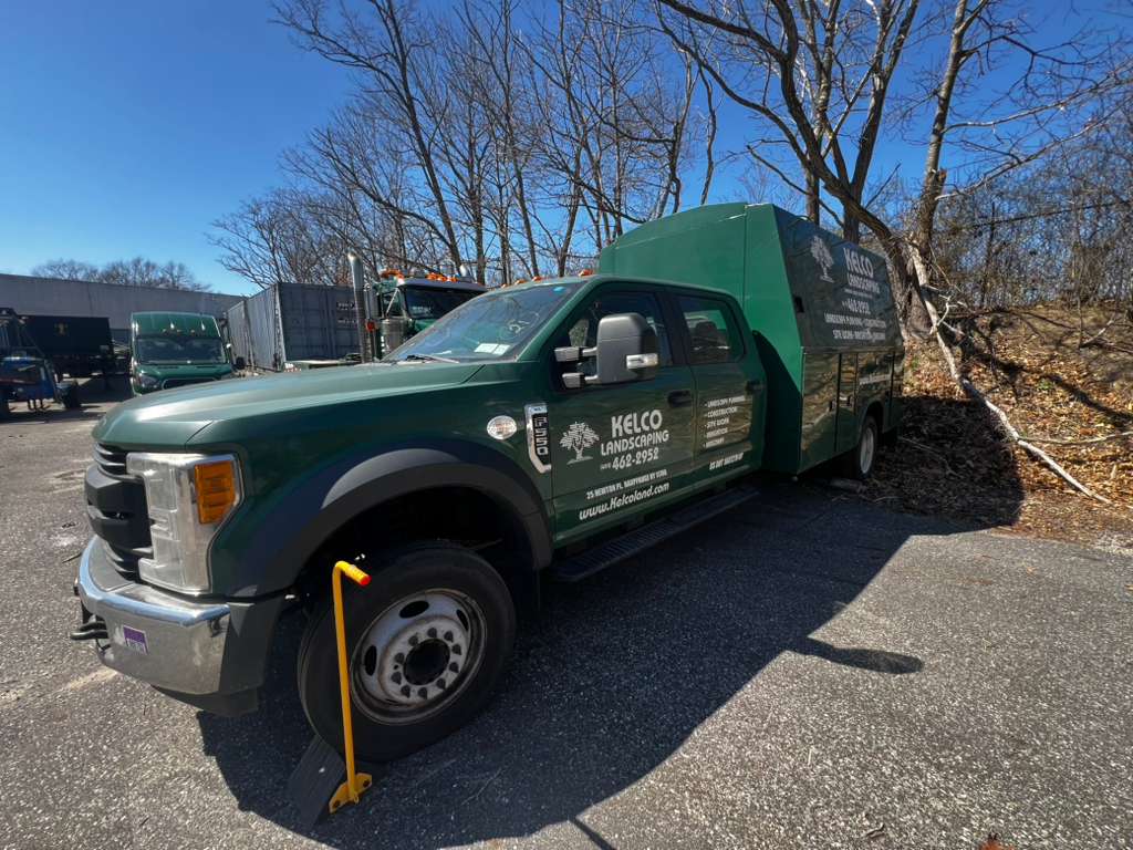 Ford F-550 Commercial Landscape Truck, 2017 - w/ Landscaping Box – Stake Bed, Power Stroke Diesel, Automatic - Image 3