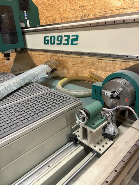 4' x 8' Grizzly G0932 CNC Router, 2025 - 4 HP HSD Spindle, 4th Axis Rotary, Vacuum Table - Image 5