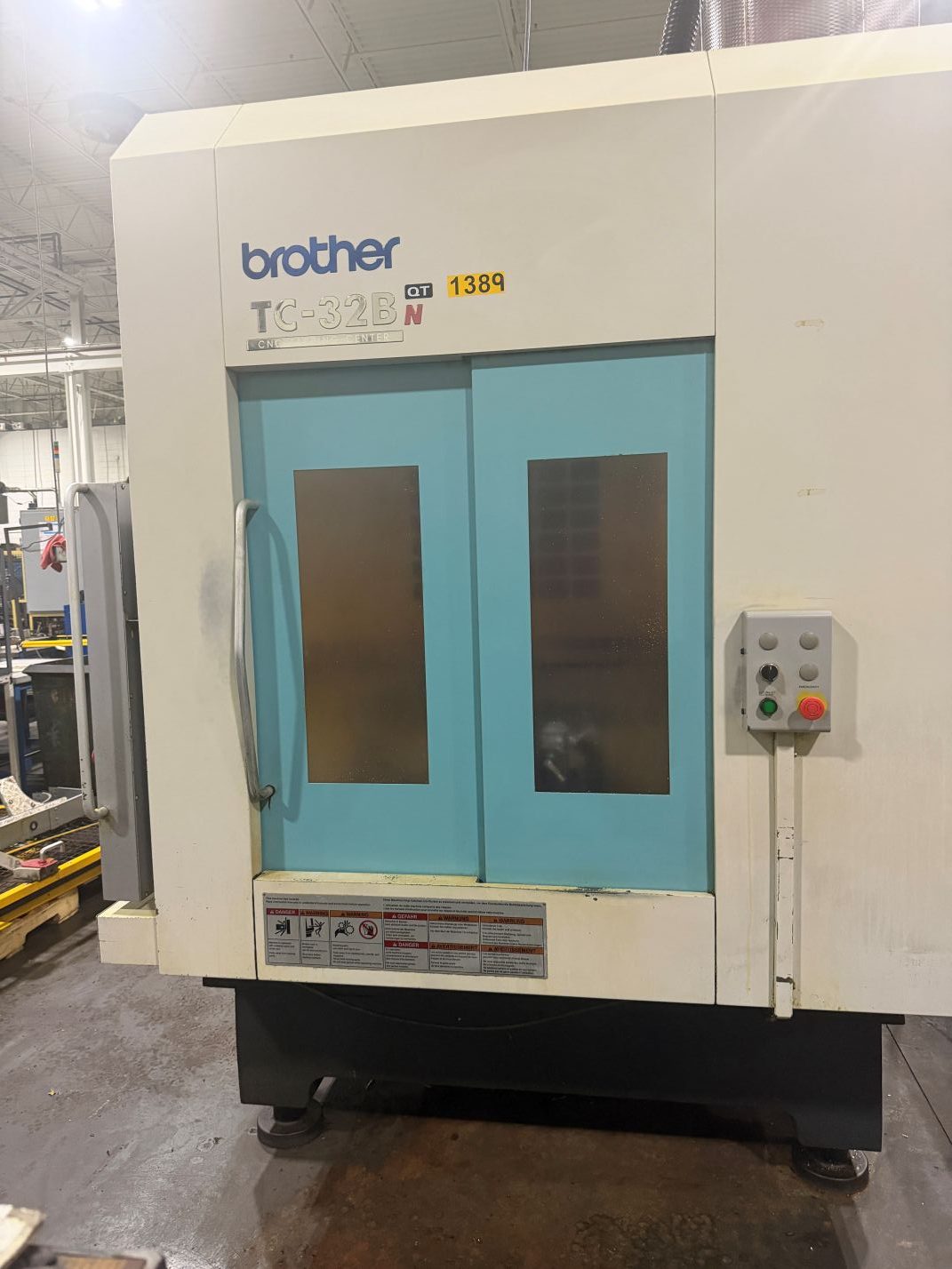 Brother TC-32BN/QT CNC Tapping Center, 2013 - Pallet Changer