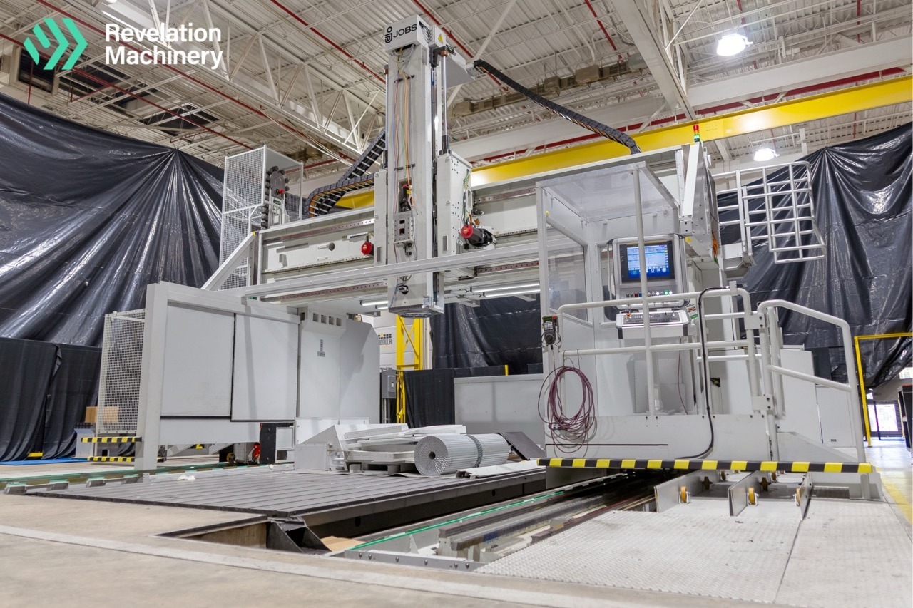 JOBS Ever5 5-Axis Gantry Mill, 2021 - 26' x 13' x 5' Travel, 5x Spindle Heads, Warranty, Installed