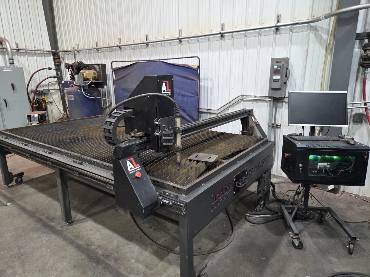 5' x 10' ArcLight Dynamics Arc Max Plasma Table, 2018 - Hypertherm Powermax 105, Tube Cutting Attachment