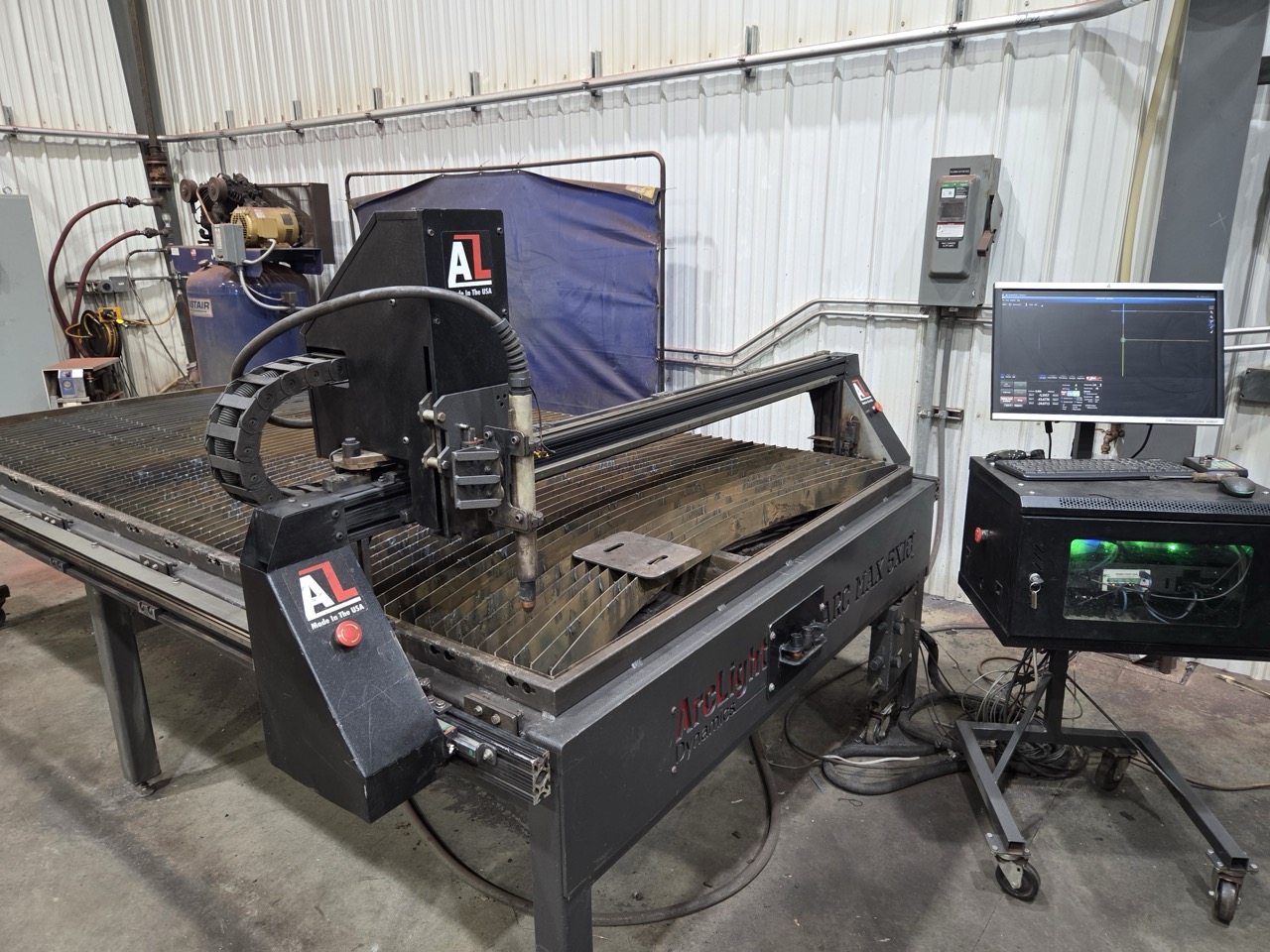 5' x 10' ArcLight Dynamics Arc Max Plasma Table, 2018 - Hypertherm Powermax 105, Tube Cutting Attachment - Image 2