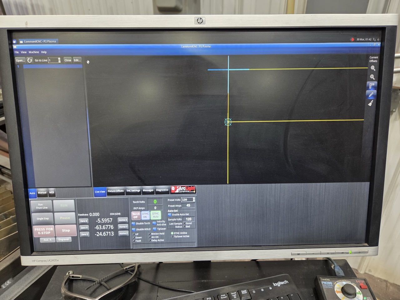 5' x 10' ArcLight Dynamics Arc Max Plasma Table, 2018 - Hypertherm Powermax 105, Tube Cutting Attachment - Image 5