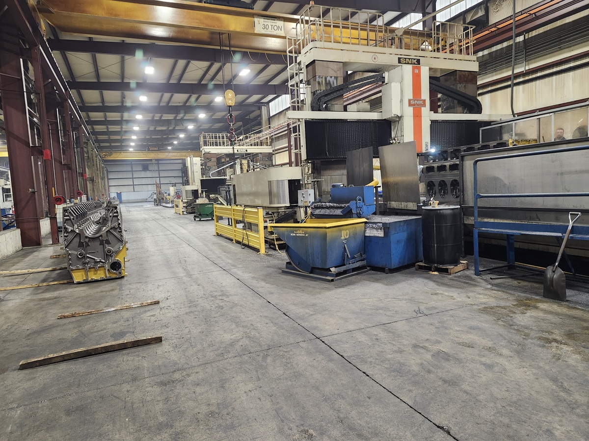 SNK RB-7VM CNC 5-Axis Bridge Mill, 2006 - Coolant Through Spindle - Image 3