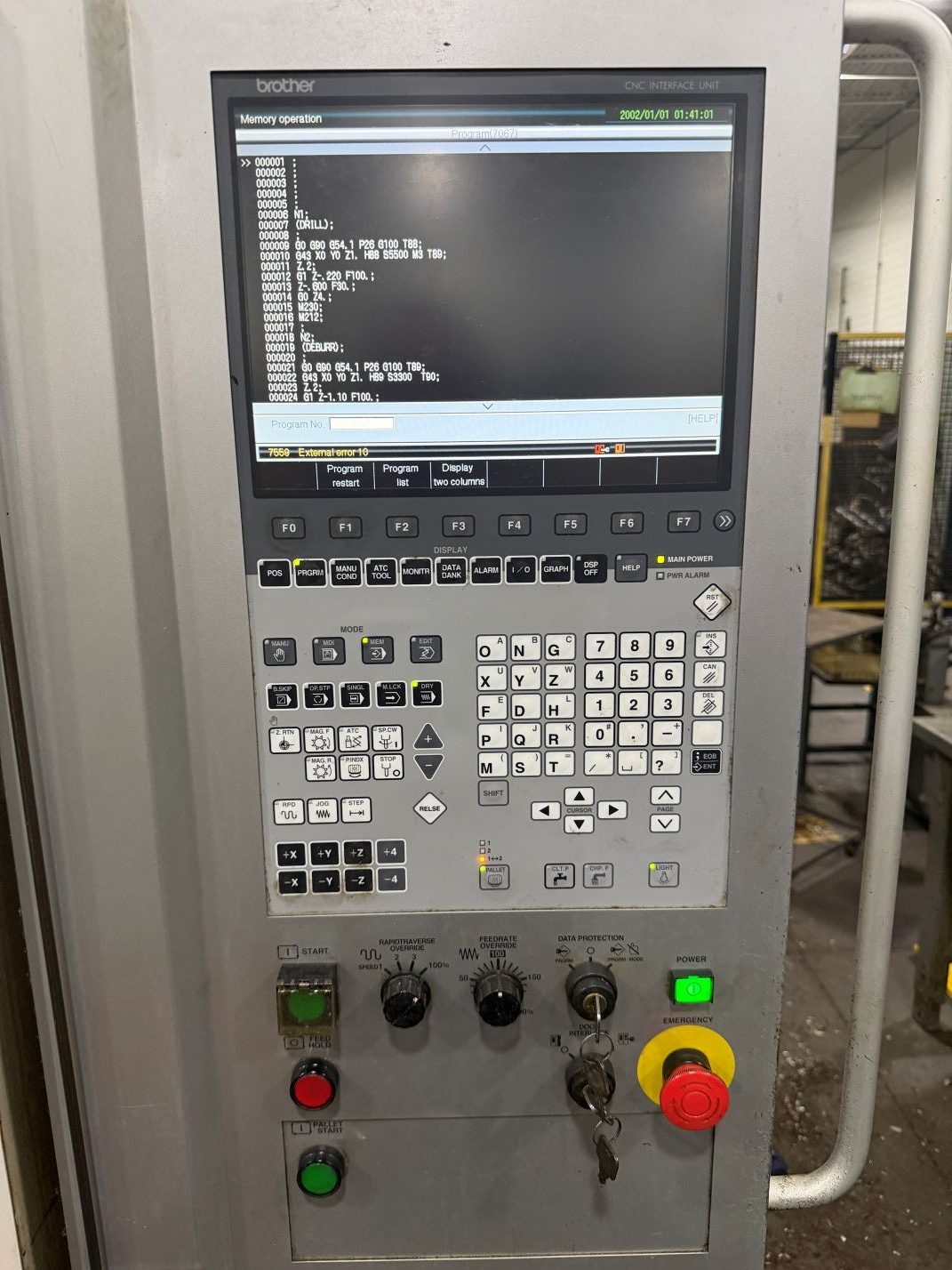 Brother TC-32BN/QT CNC Tapping Center, 2013 - Pallet Changer - Image 8