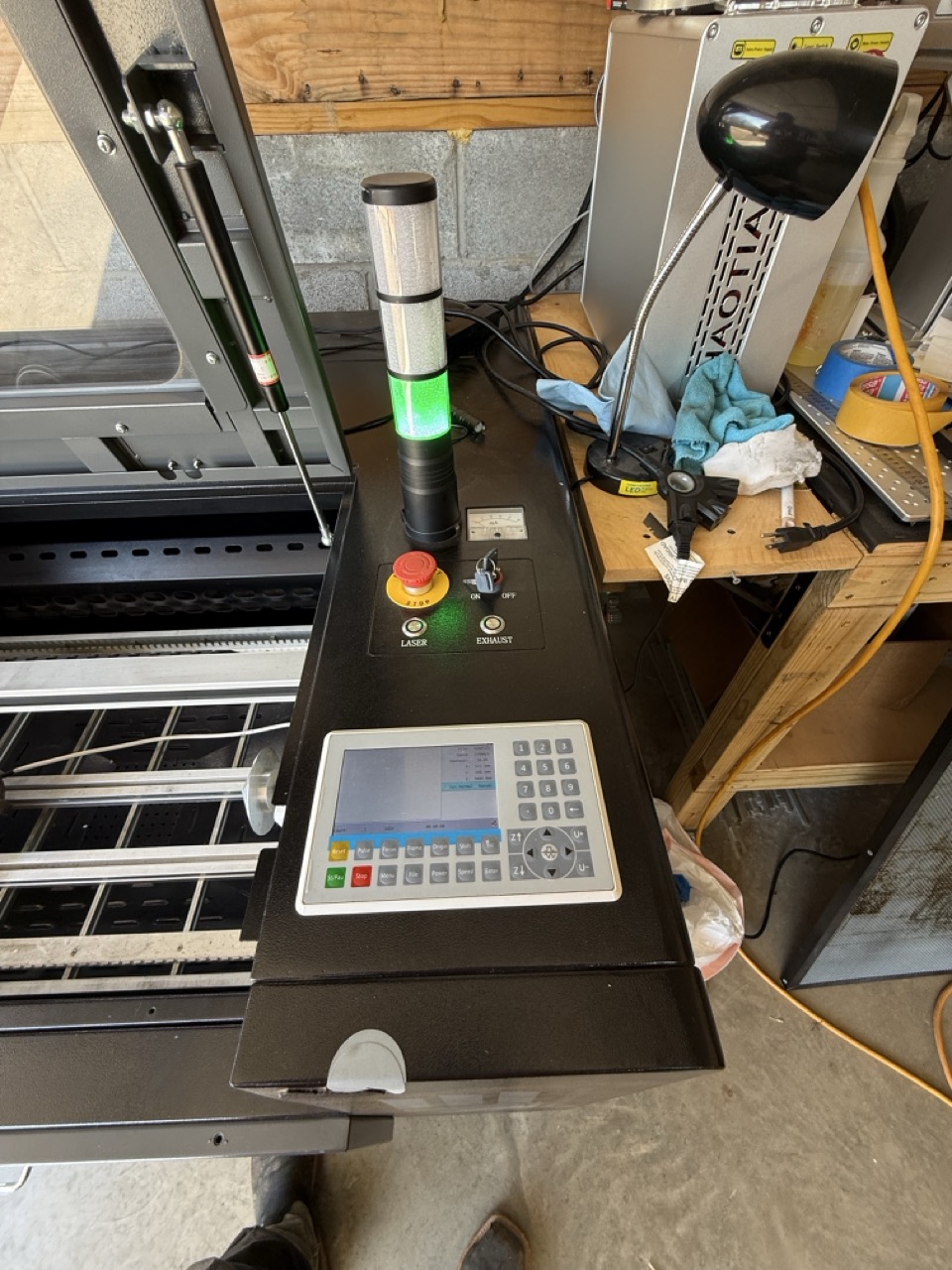 24" x 40" 100 Watt SA Laser Razor 2 CO2 Laser Engraving and Cutting Machine, 2023 - Image 6