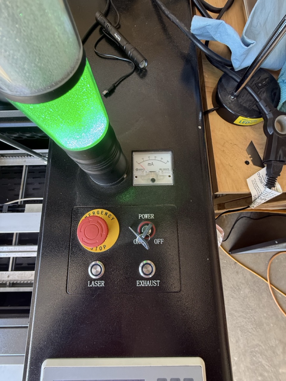 24" x 40" 100 Watt SA Laser Razor 2 CO2 Laser Engraving and Cutting Machine, 2023 - Image 7