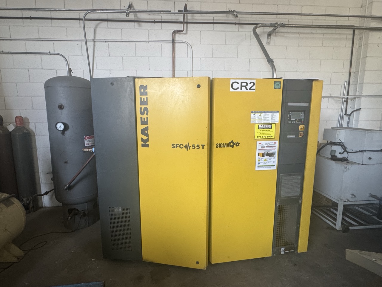 Kaeser SFC55T Air Compressor, 2014 - 355 CFM, 75 HP