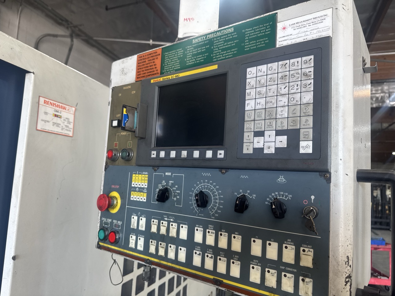 Takumi V32 VMC, 2007 - 4th Axis, CAT50, Box Way, TSC, Chip Conveyor - Image 2