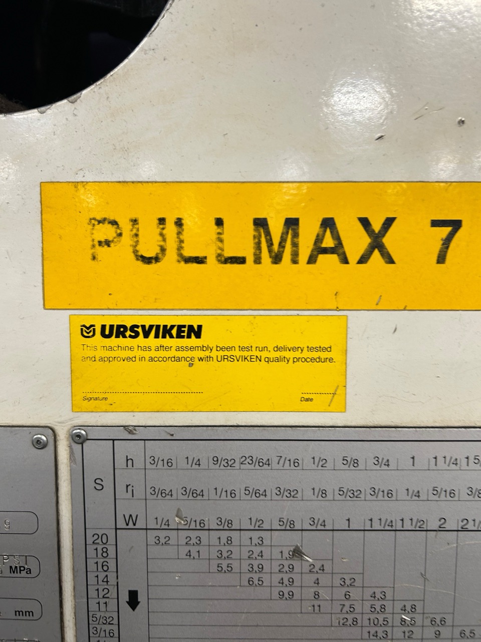 110 Ton x 10' Pullmax Ursviken Optima 100 3.1/2.55 CNC Press Brake, 1999 - In Good Running Condition, Misc Tooling Included - Image 2