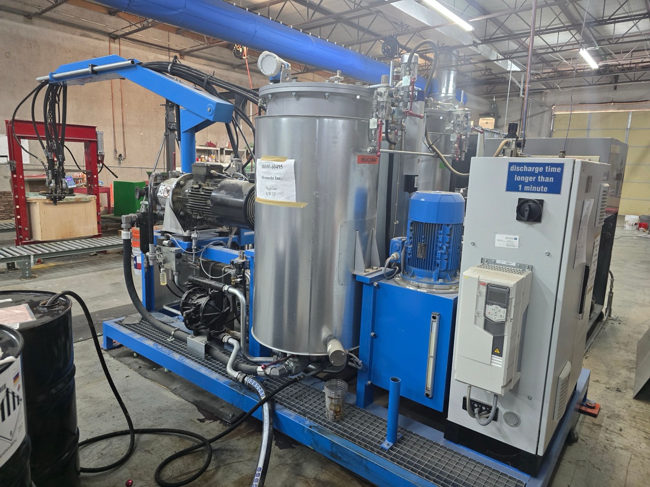 Hennecke HIGHLINE 650 Polyurethane Metering & Mixing System with MT 18-2 Mixhead, 2016 - Image 6
